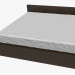 3d модель Двоспальне ліжко Осіріс – превью