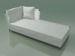 Dormeuse modulare InOut (820, alluminio laccato grigio)