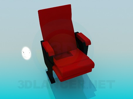 3d модель Кресло на двух ножках – превью