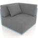 3d model Sofa module section 6 (Blue gray) - preview