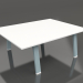 3d model Coffee table 90 (Blue gray, Phenolic) - preview