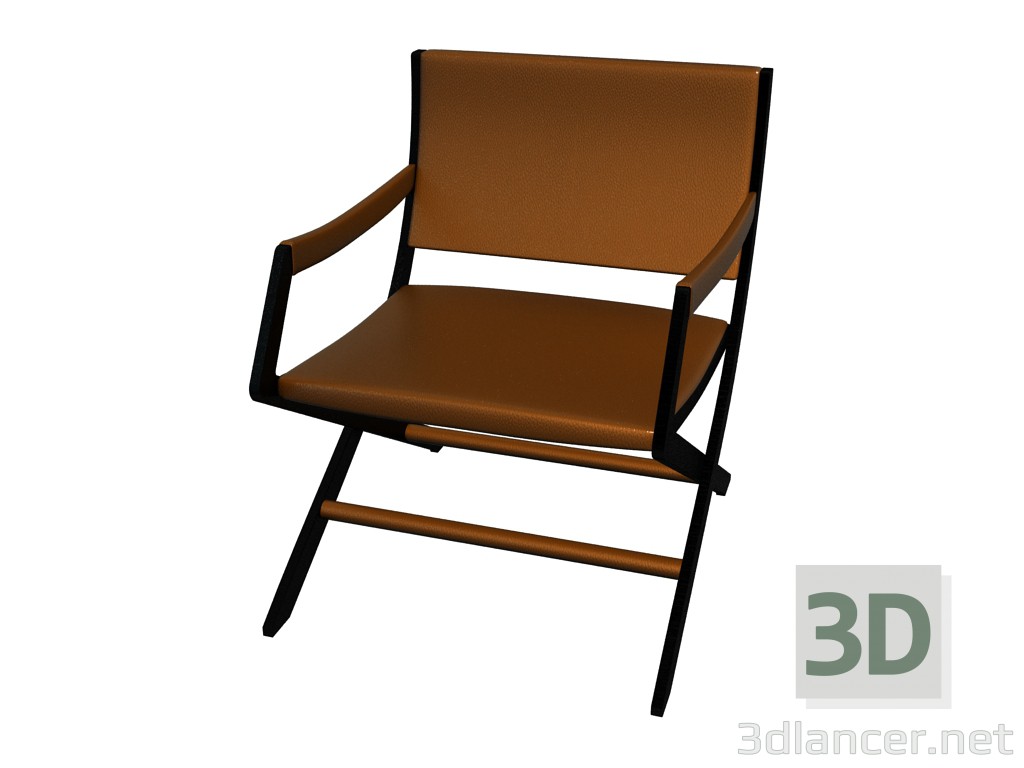 3d model Emeli sillón (ancho) - vista previa