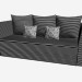 3d модель диван Отелло – превью