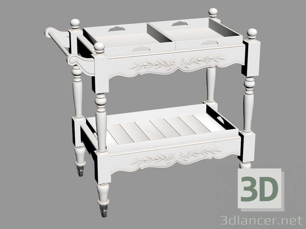 modello 3D serving tabella (PPD2) - anteprima