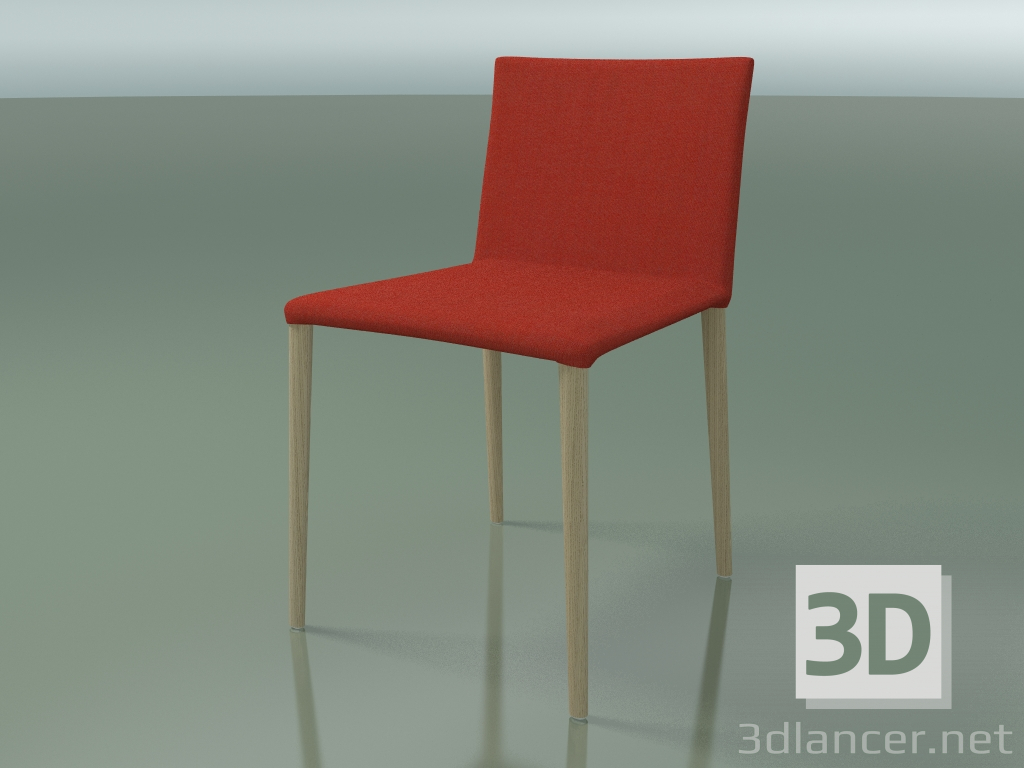 3D Modell Stuhl 1707 (H 77-78 cm, mit Stoffbezug, L20 gebleichte Eiche) - Vorschau