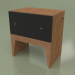 3d model Bedside table STILL NEW (freza shevron ral 9004 oreh) - preview
