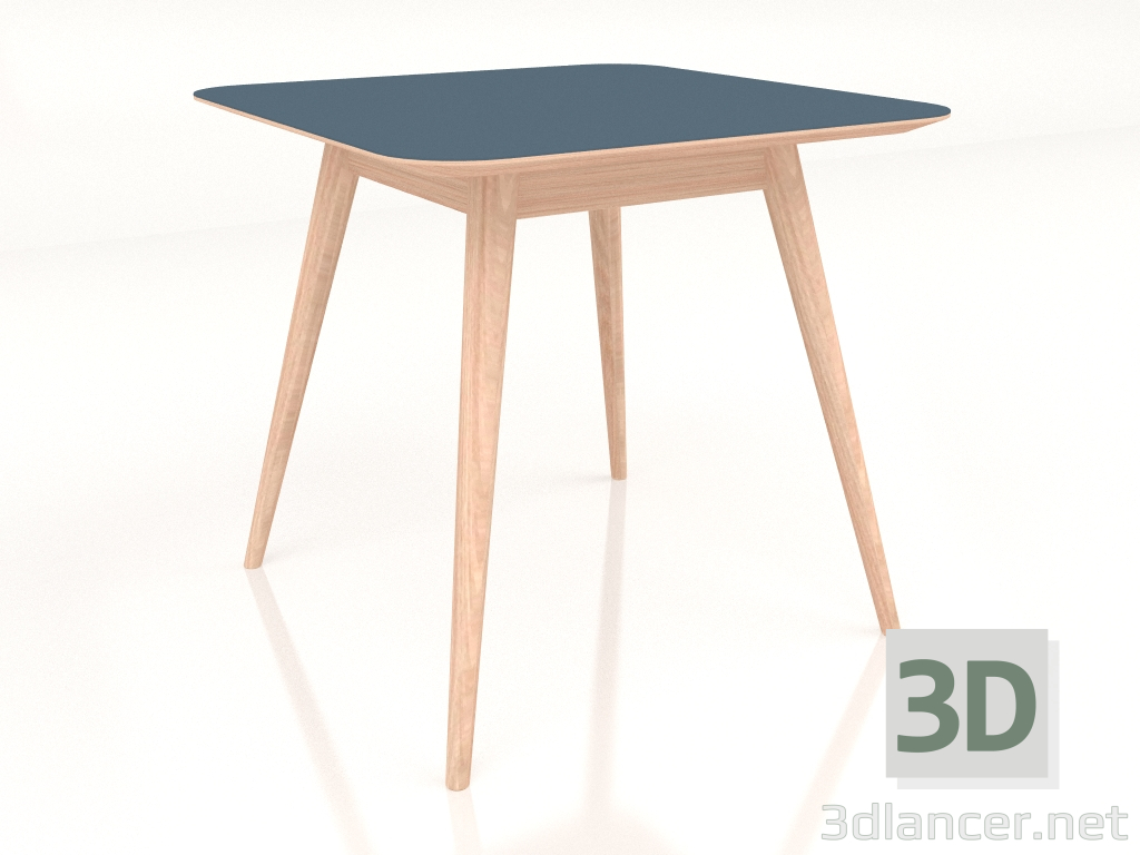 3D modeli Yemek masası Stafa 80X80 (Dumanlı mavi) - önizleme