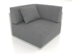 Módulo de sofá seção 6 (cinza cimento)