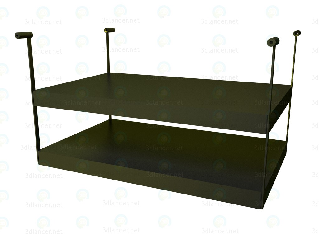 3D Modell Regal für Tisch P1S0508AS - Vorschau