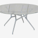Modelo 3d Mesa de jantar mesa redonda (média) - preview