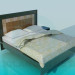 3D Modell Bett mit Schrank - Vorschau
