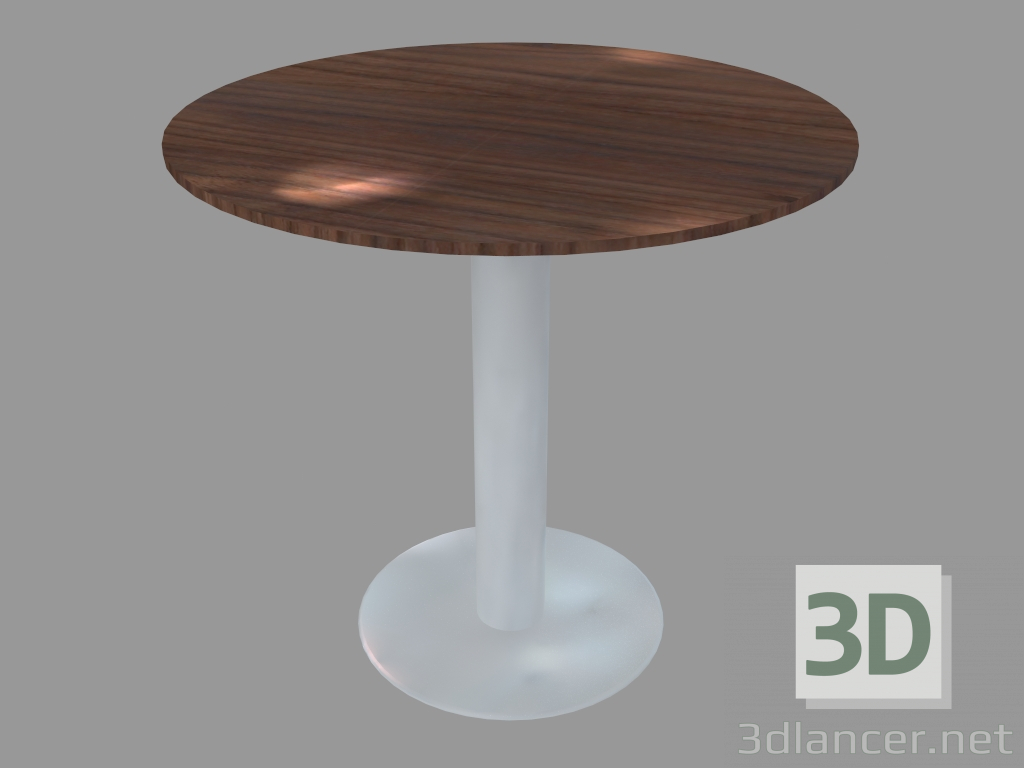 Modelo 3d Mesa de jantar (em nogueira D80) - preview