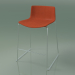 3d model Bar chair 0484 (on a sled, with removable leather upholstery) - preview