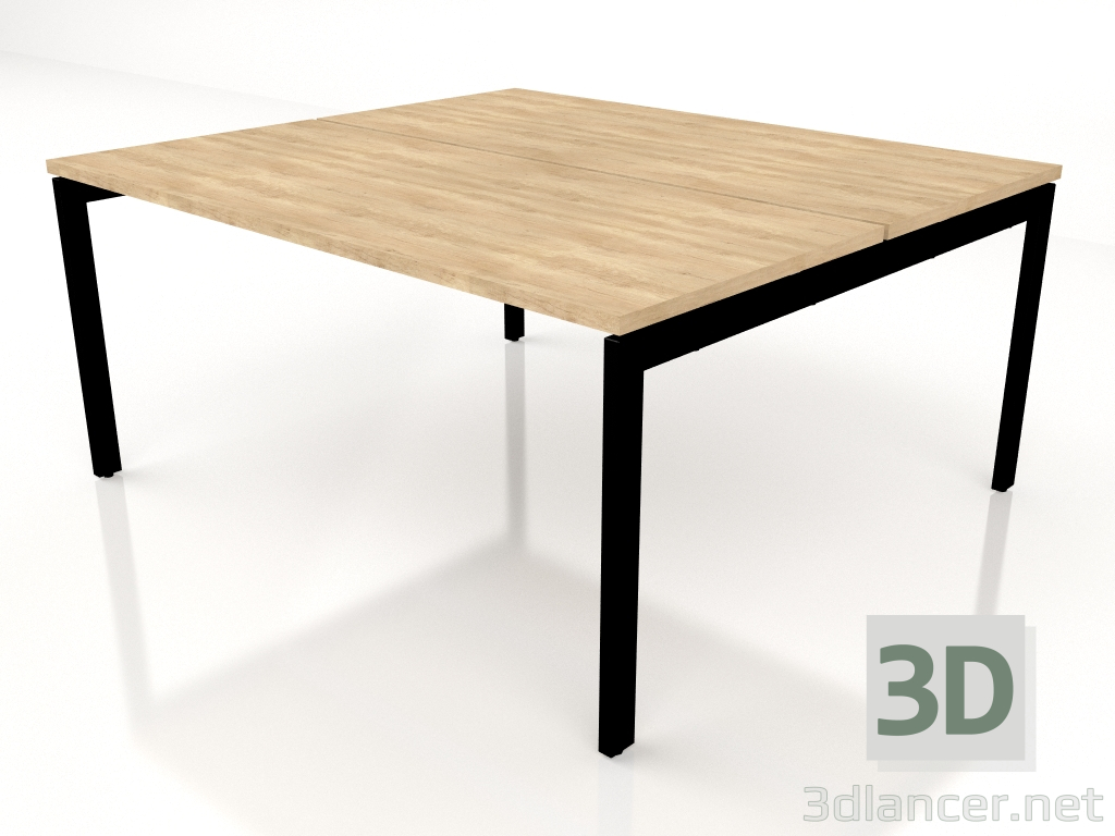 3D modeli Çalışma masası Ogi U Bench Slide BOU46 (1600x1410) - önizleme