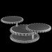 Mesa de extremo de piñones 3D modelo Compro - render