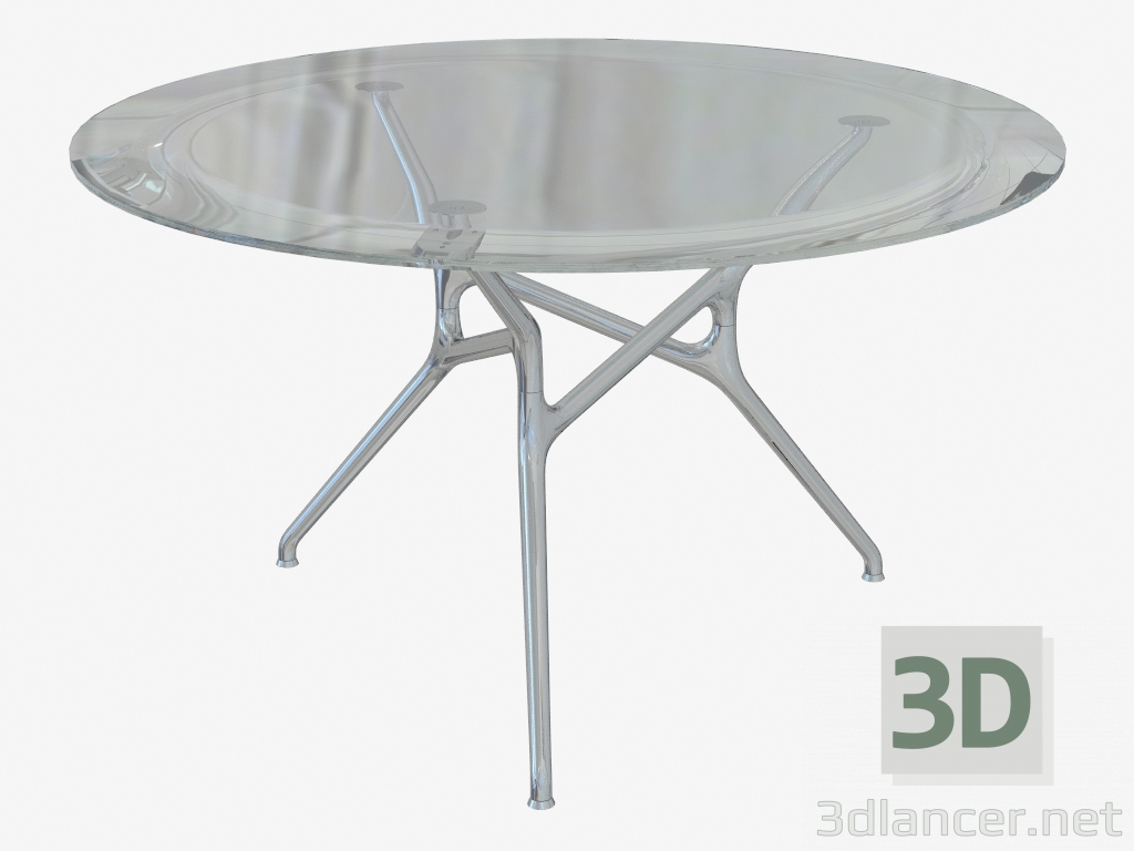 3D Modell Esstisch rund (klein) Abzweigtisch - Vorschau