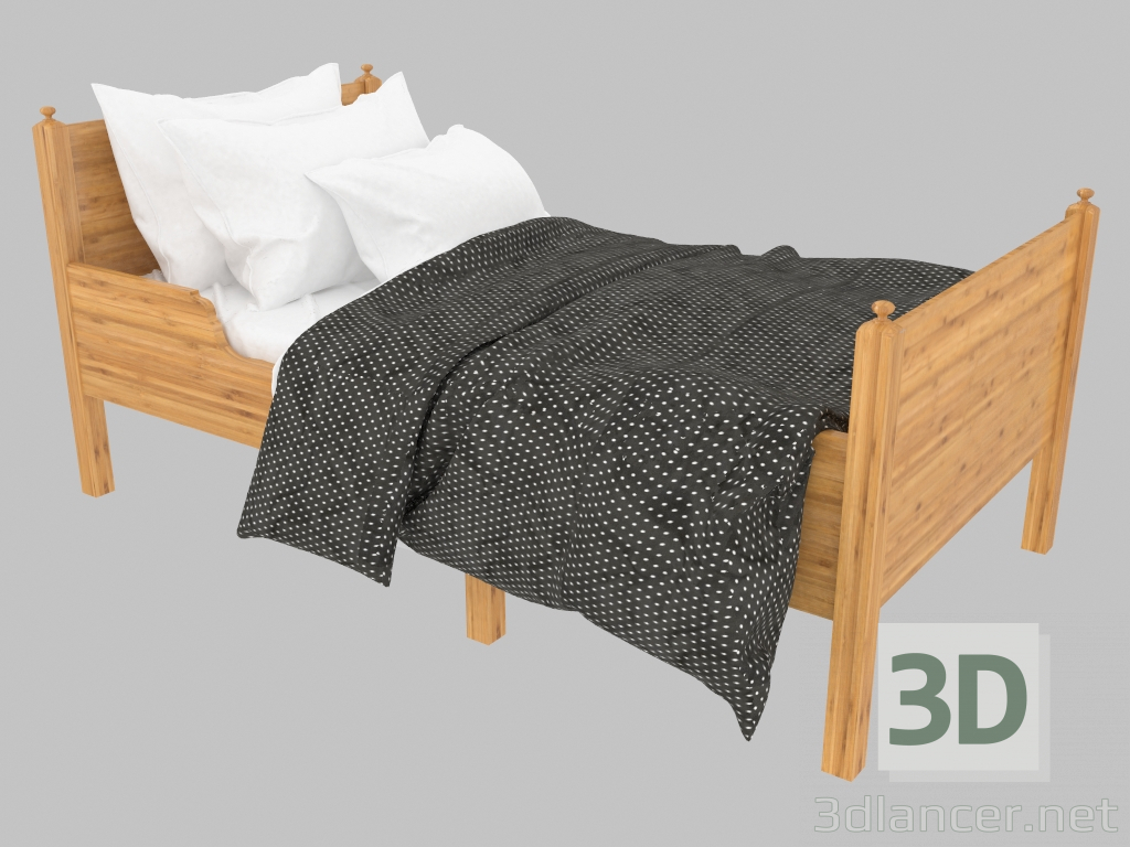 3D Modell Leksvik Kinderbett - Vorschau