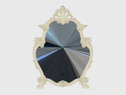 Klassischer Spiegel in geschnitztem Rahmen (Art. 14661)