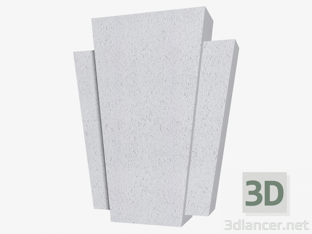 Modelo 3d Pedra angular (FZ43Y) - preview