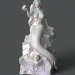 modèle 3D de Sirène sur la pierre acheter - rendu