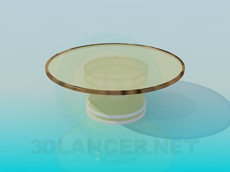 3d model Round coffee table - preview
