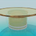 3d модель Круглий кавовий столик – превью