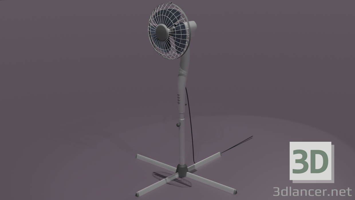 modèle 3D ventilateur - preview