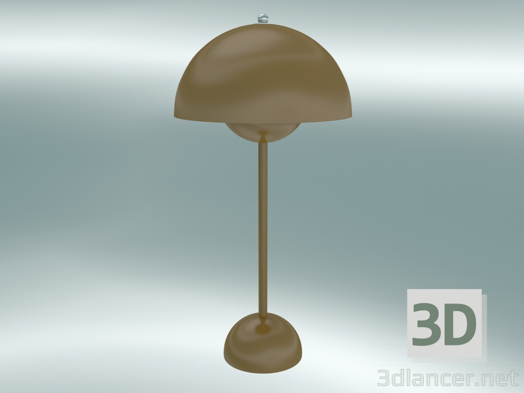 Modelo 3d Candeeiro de mesa Flowerpot (VP3, Ø23cm, H 50cm, Mostarda) - preview