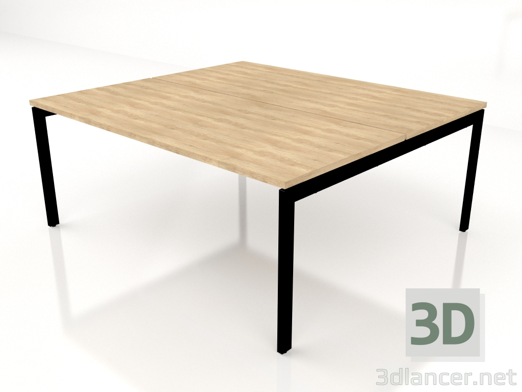 3D Modell Arbeitstisch Ogi U Bench Slide BOU35 (1800x1610) - Vorschau