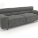 3D Modell Gerades Sofa CAMERTON (Brugal 95) - Vorschau