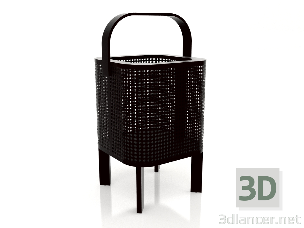 3D modeli Mum kutusu 1 (Siyah) - önizleme