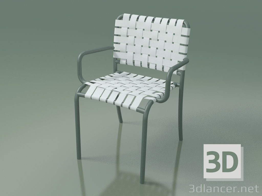 modello 3D Sedia street impilabile InOut (824, ALLU-SA) - anteprima