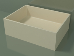 Countertop washbasin (01UN21101, Bone C39, L 48, P 36, H 16 cm)