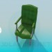 modèle 3D Chaise en cuir - preview
