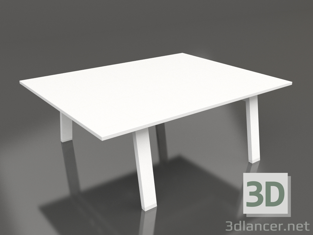 3d model Coffee table 90 (White, Phenolic) - preview