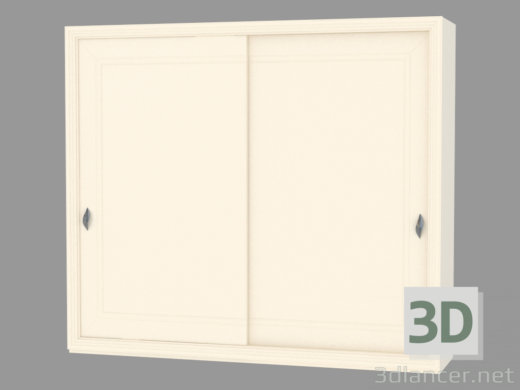 3d model Closet-compartment 2-door (without a picture) - preview