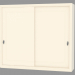 3d model Closet-compartment 2-door (without a picture) - preview