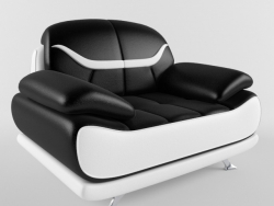 Sandalye (Bentley Modern Siyah ve Beyaz