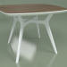 modello 3D Tavolo da pranzo Lars Noce (bianco, 1000x1000) - anteprima