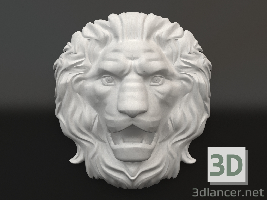 modèle 3D Élément décoratif en plâtre DE 046 (400x400x50) - preview