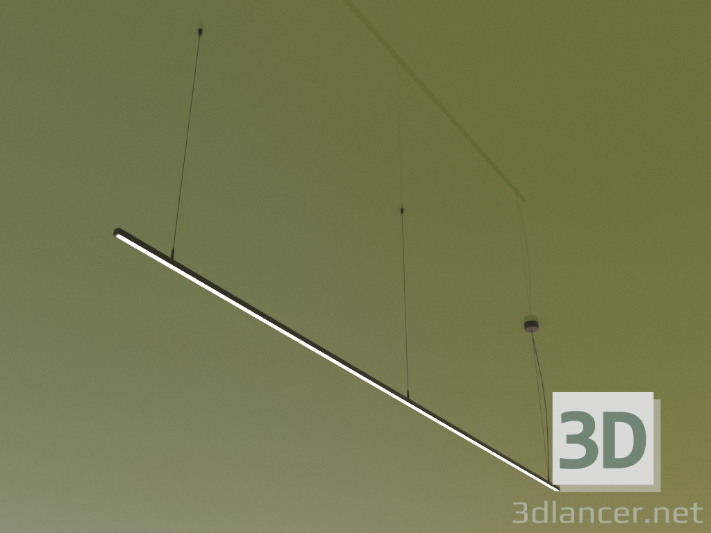 modello 3D Apparecchio LINEAR P1616 (2500 mm) - anteprima
