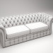 Dreifache Sofa Chester 3D-Modell kaufen - Rendern