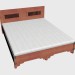 3d model Double bed 160x200 - preview