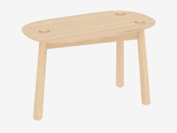 Coffee table on three legs Peg