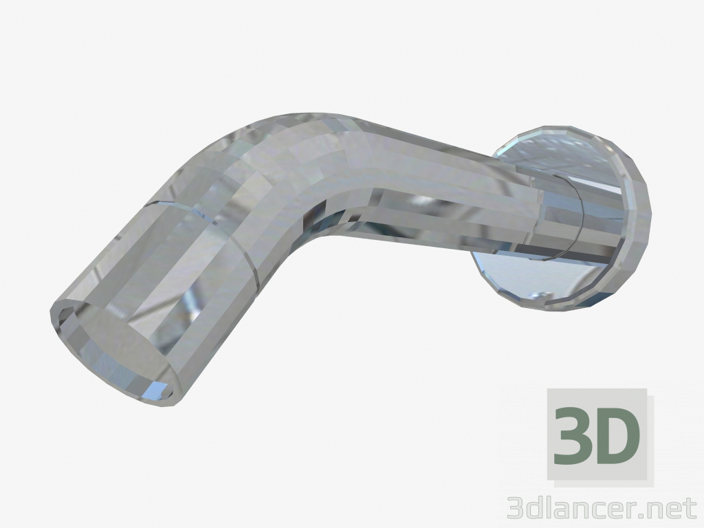 3D Modell Duschauslauf 177 mm Cascada (NAC 083K) - Vorschau