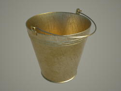 Bucket 8L, usual (enamel, aluminum ... gold)