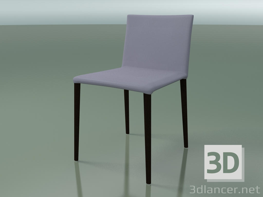 modèle 3D Chaise 1707 (H 77-78 cm, avec revêtement en cuir, wengé L21) - preview