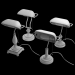 Lámpara de escritorio de 4 banqueros 3D modelo Compro - render