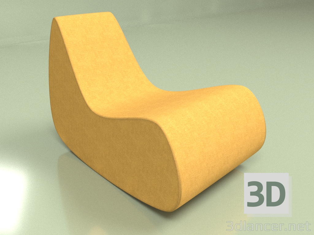 3D Modell Sessel Grand Prix Höhe 53 - Vorschau