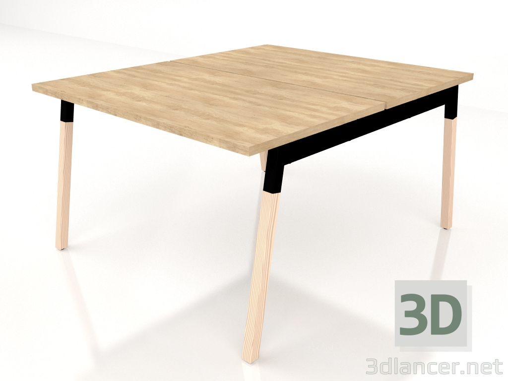 3D modeli Çalışma masası Ogi W Bench Slide BOW42 (1200x1410) - önizleme